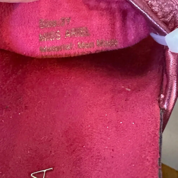 Yosi Samra Miss Ariel Slide in Pink Metallic Size 3 - Picture 5 of 5